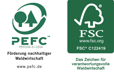 PEFC + FSC Zertifizierung